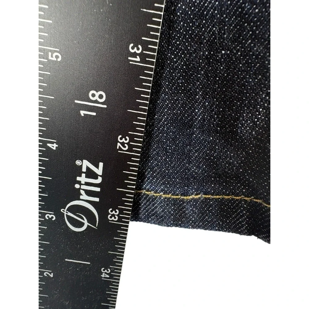 Express Blake Loose Fit Bootcut Jeans Mens 36x34 Blue Denim Stretch Low Rise